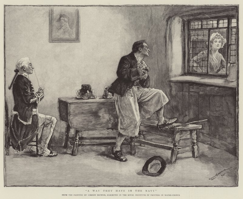 Heillä on laivaston tapa tekijältä Gordon Frederick Browne