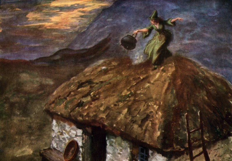 Kuvitus teokseen The Tale of the Cauldron (Satu kattilasta) tekijältä Gordon Frederick after Browne