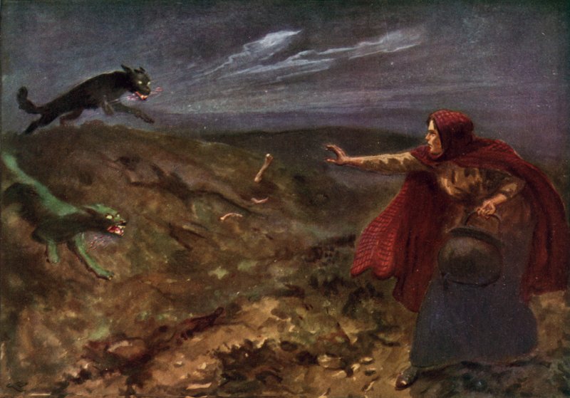 Kuvitus Padlan tarinaan tekijältä Gordon Frederick after Browne