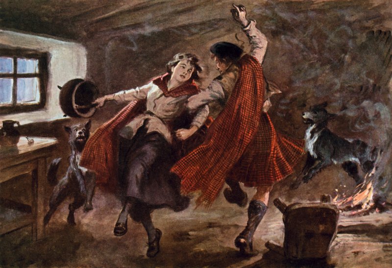 Kuvitus Padlan tarinaan tekijältä Gordon Frederick after Browne