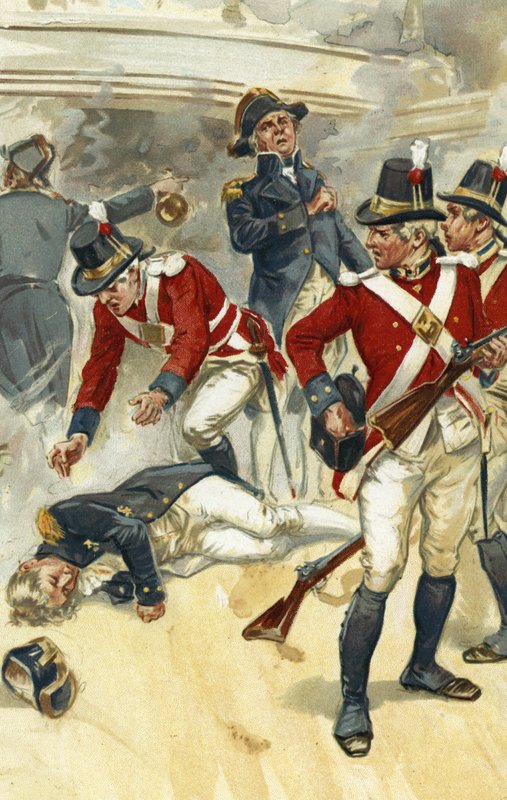 Admiral Lord Nelson haavoittui kuolemaan Trafalgarin taistelussa tekijältä Gordon Frederick Browne