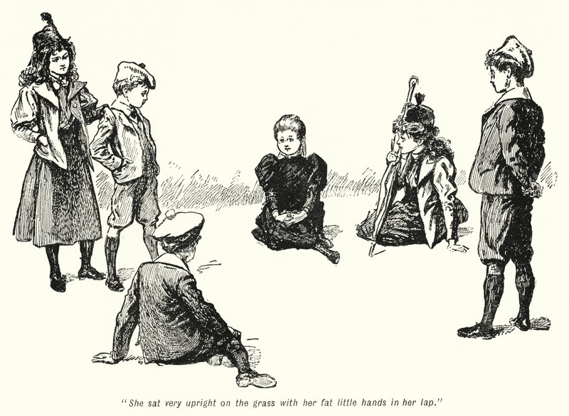 Kuvitus E Nesbitin tarinaan aarteenetsijöistä (litho) tekijältä Gordon Frederick Browne