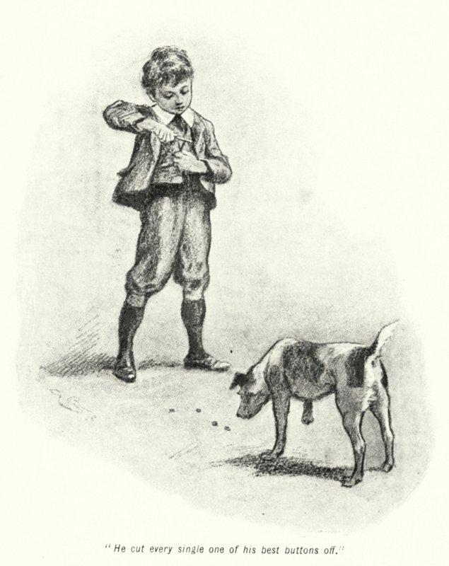 Kuvitus E Nesbitin tarinaan aarteenetsijöistä (litho) tekijältä Gordon Frederick Browne