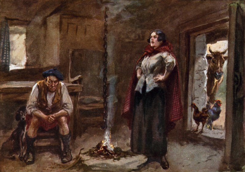 Kuvitus Padlan tarinaan tekijältä Gordon Frederick Browne