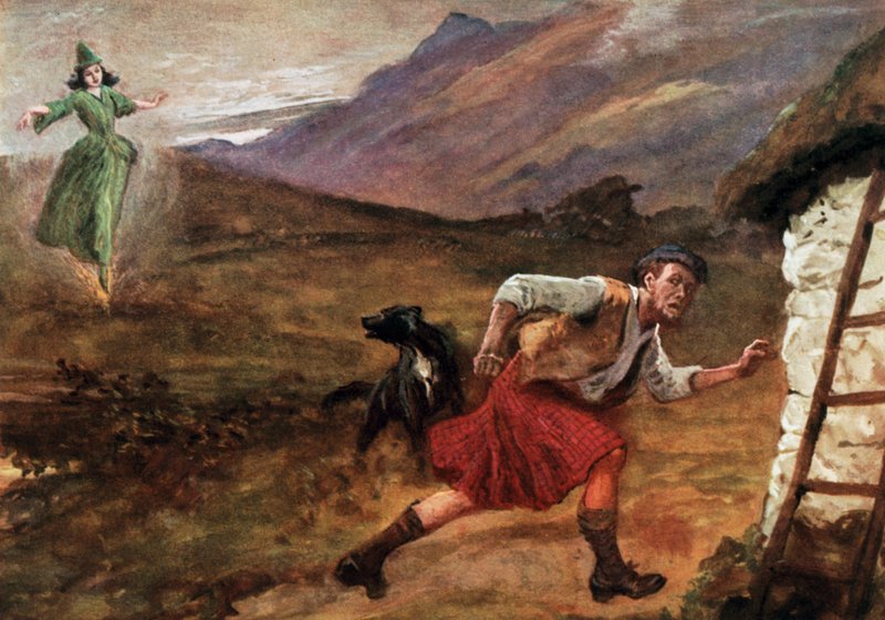 Kuvitus Padlan tarinaan tekijältä Gordon Frederick Browne
