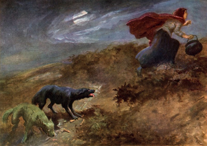Kuvitus Padlan tarinaan tekijältä Gordon Frederick Browne