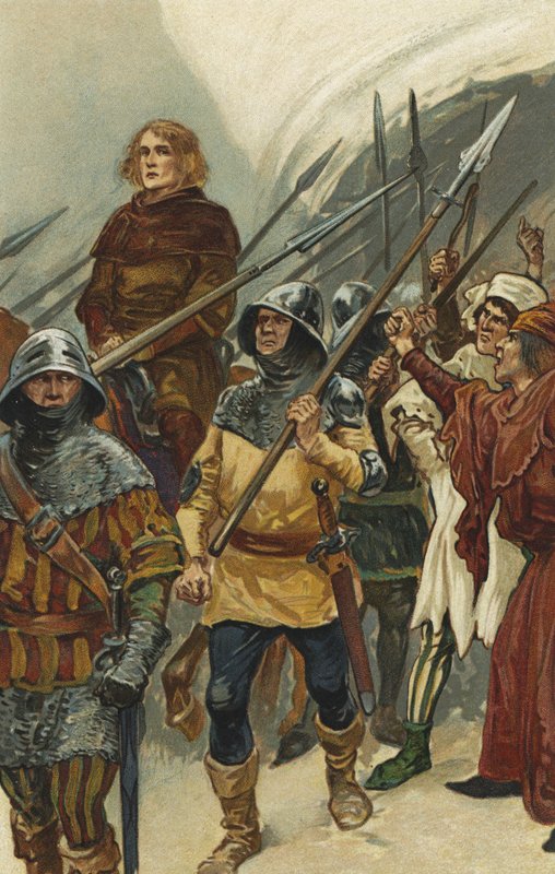 William Wallace viedään Westminster Halliin tekijältä Gordon Frederick Browne