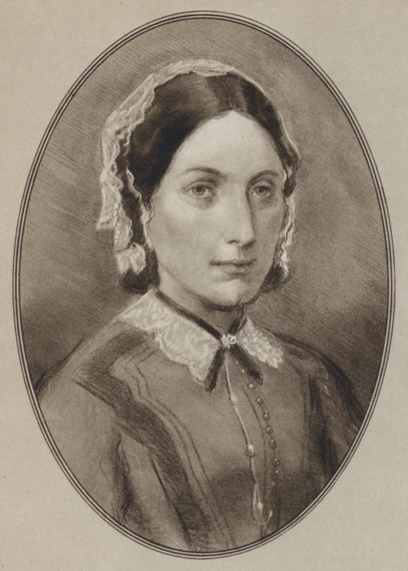 Florence Nightingale (litho) tekijältä Gordon Ross