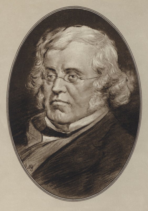 William Makepeace Thackeray (litho) tekijältä Gordon Ross