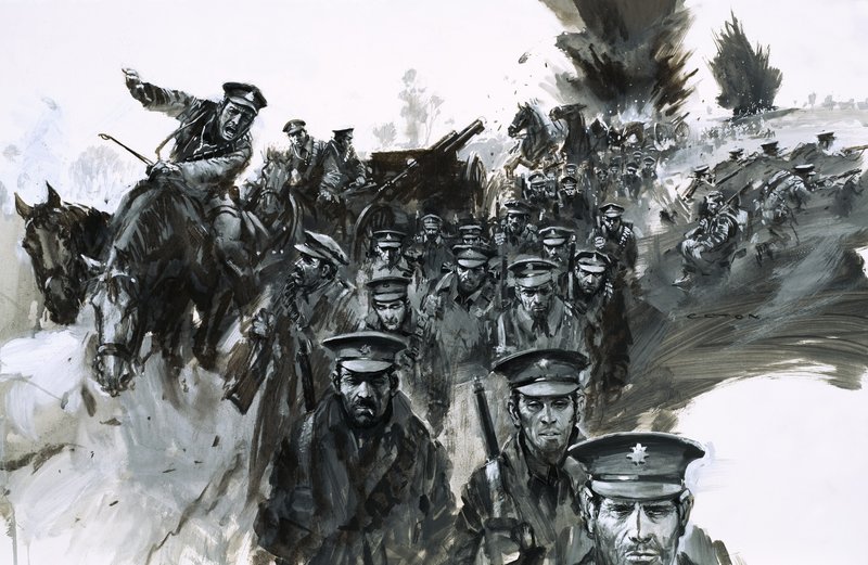 Monsissa vuonna 1914 tapahtui joukko virheitä, jotka johtivat pitkään perääntymiseen Ranskan halki. tekijältä Graham Coton