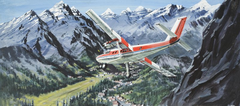 De Havilland Twin Otter (guassi paperille) tekijältä Graham Coton