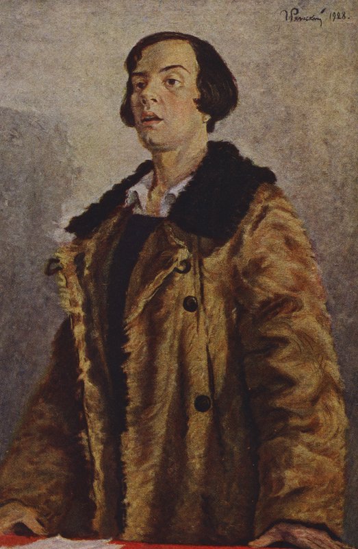 Puheenjohtaja (väri litho) tekijältä Grigory Grigorievich Ryazhsky