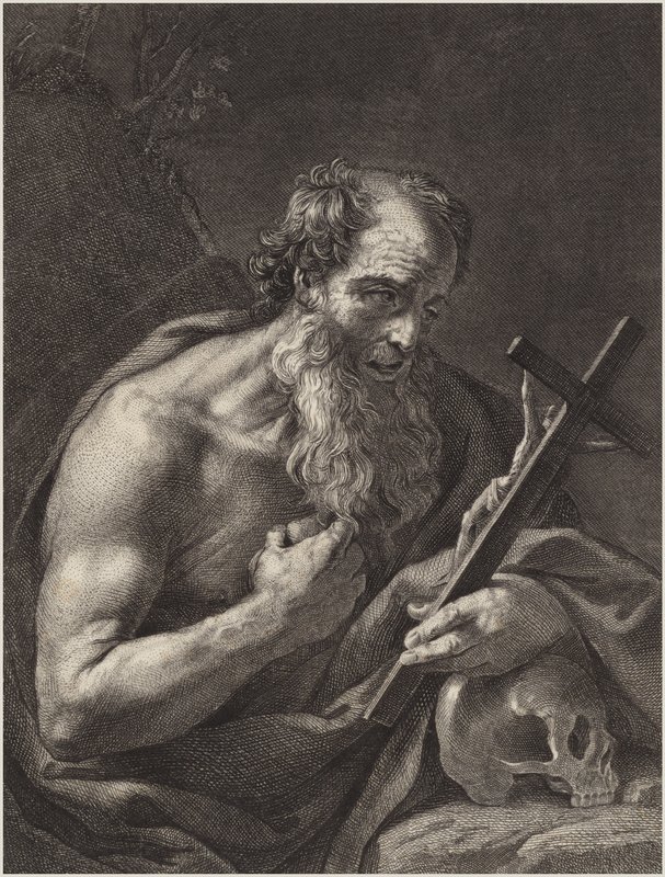 Saint Jerome tekijältä Guido Reni