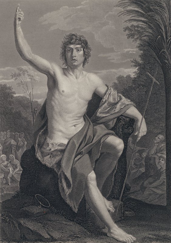 Johannes Kastaja tekijältä Guido after Reni