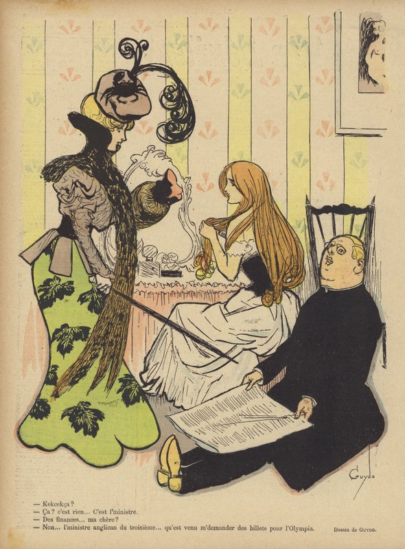Kuvitus Le Rirelle tekijältä Guillaume Le Barrois dOrgeval