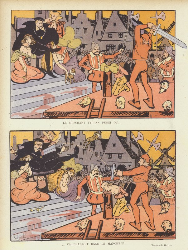 Kuvitus Le Rirelle tekijältä Guillaume Le Barrois dOrgeval
