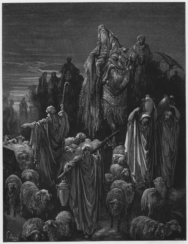 Gustave Dore Raamattu: Jaakob menee Egyptiin tekijältä Gustave Dore