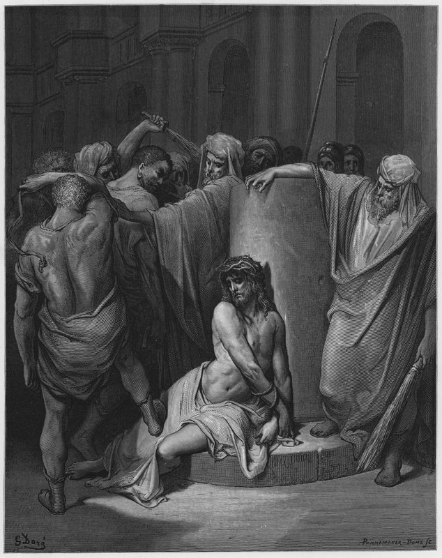 Gustave Dore Raamattu: Jeesus ruoskittiin tekijältä Gustave Dore