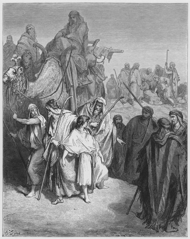 Gustave Dore Raamattu: Joosefin myivät veljensä tekijältä Gustave Dore