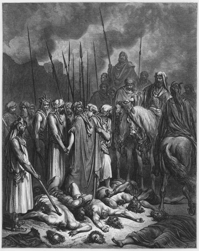 Gustave Dore Raamattu: Joshua säästää Rahabin tekijältä Gustave Dore