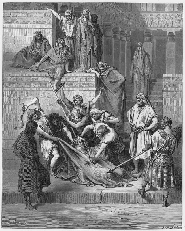 Gustave Dore Raamattu: Kirjanoppineen Eleasarin marttyyrikuolema tekijältä Gustave Dore