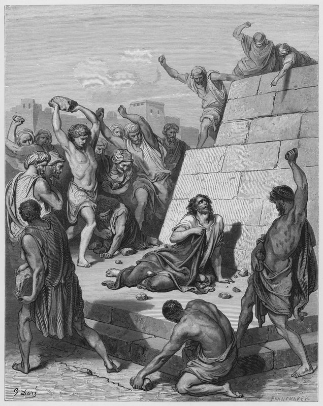 Gustave Dore Raamattu: S Stephenin marttyyrikuolema tekijältä Gustave Dore