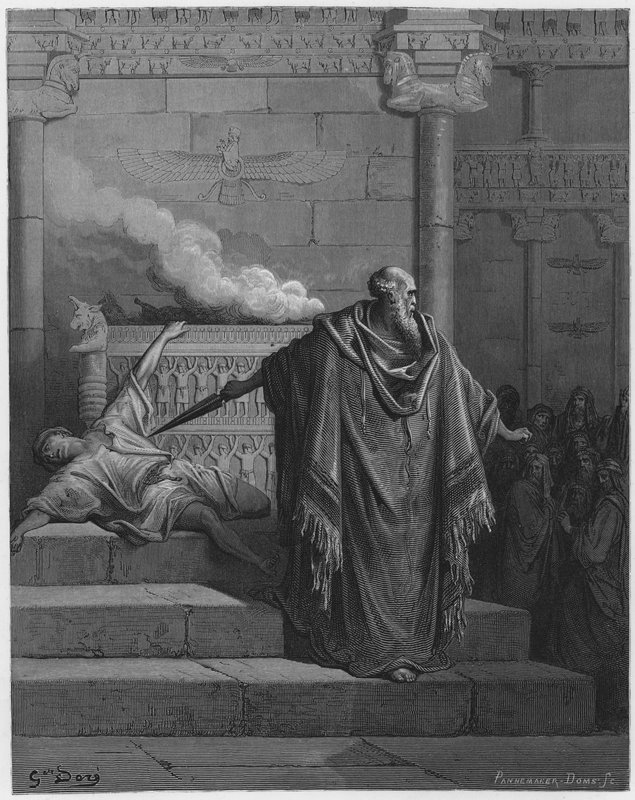 Gustave Dore Raamattu: Mattatias ja luopio tekijältä Gustave Dore
