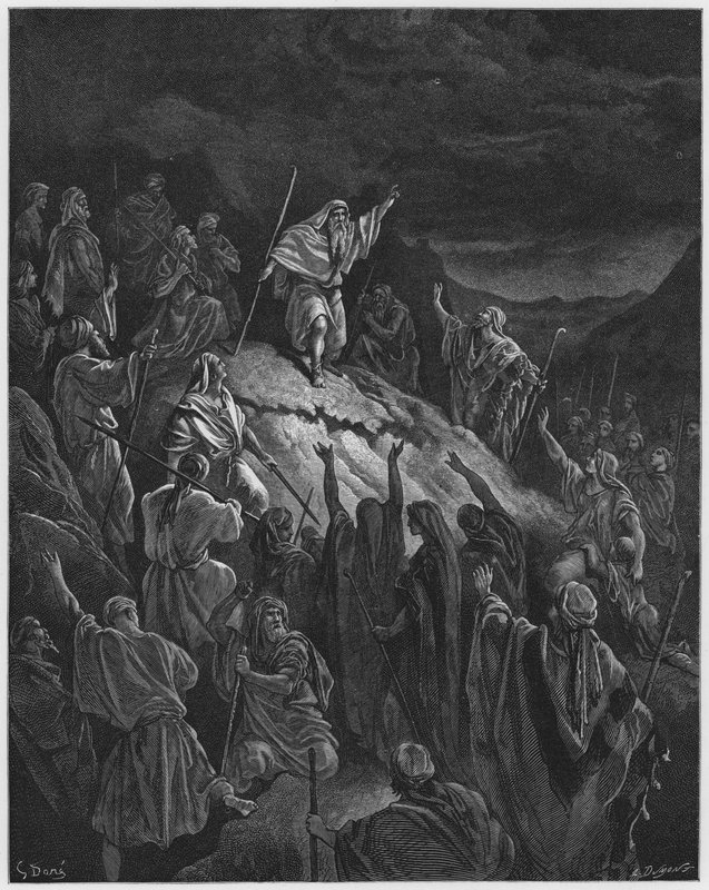 Gustave Dore Raamattu: Mattathias vetoaa juutalaisiin pakolaisiin tekijältä Gustave Dore