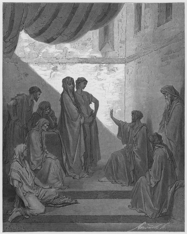 Gustave Dore Raamattu: S Pietari Corneliuksen talossa tekijältä Gustave Dore