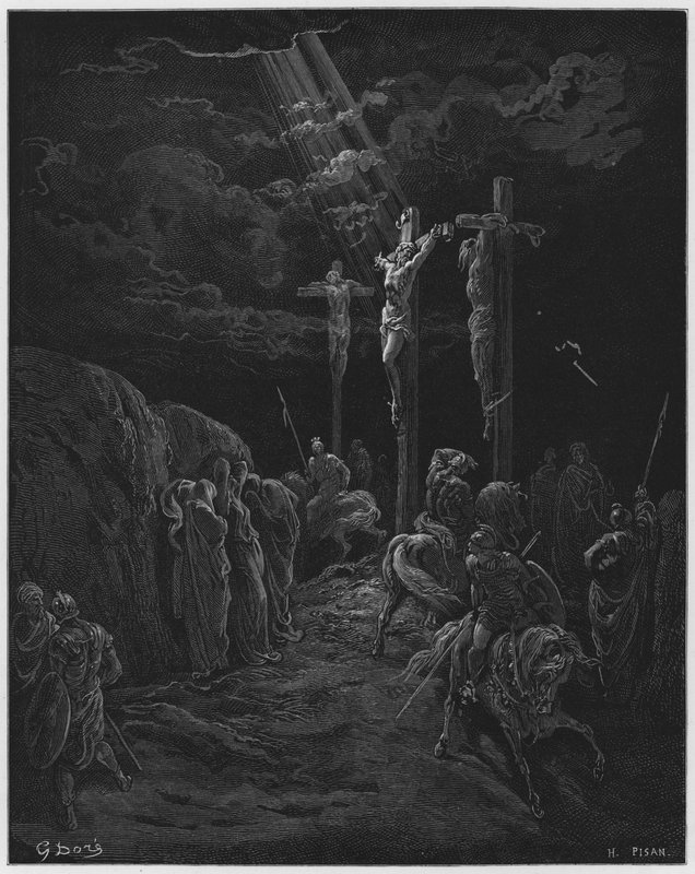 Gustave Dore Raamattu: Kristuksen kuolema tekijältä Gustave Dore