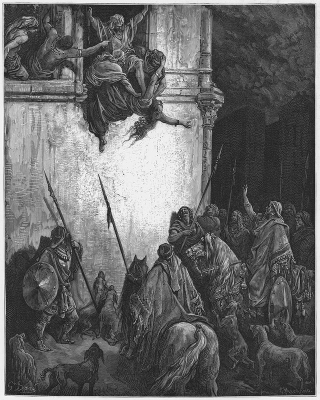 Gustave Dore Raamattu: Isebelin kuolema tekijältä Gustave Dore