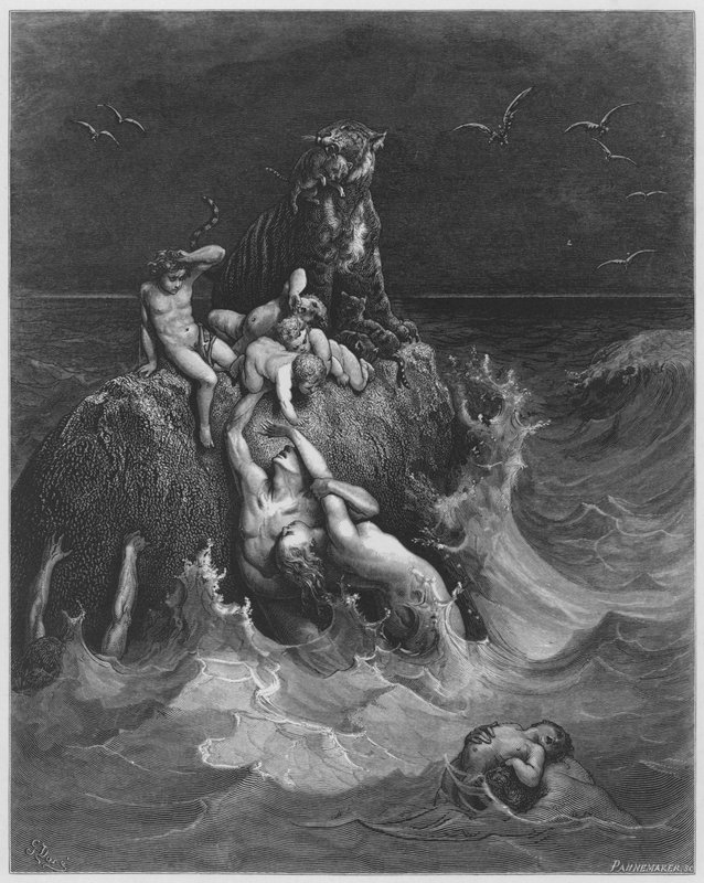 Gustave Dore Raamattu: Vedenpaisumus tekijältä Gustave Dore