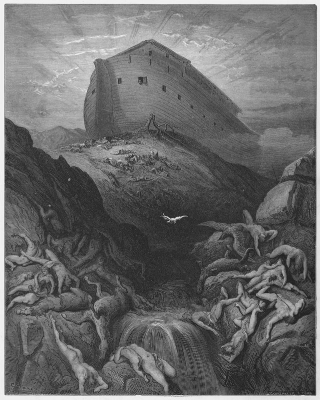 Gustave Doren Raamattu: Kyyhkynen, joka lähetettiin Arkista tekijältä Gustave Dore