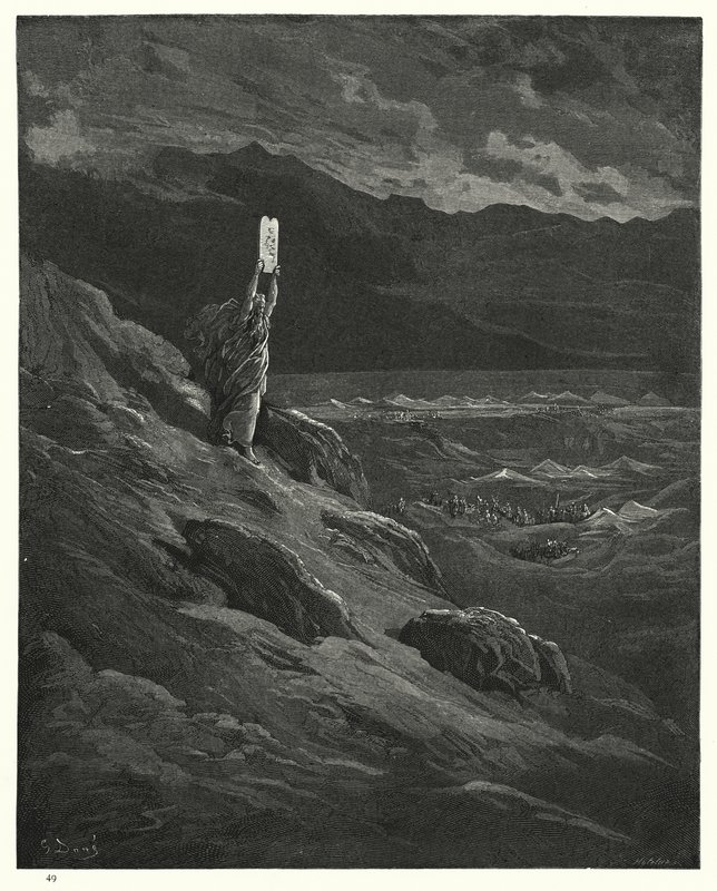 Gustave Doren kuvitus teokseen Miltons Paradise Lost, kirja XII, rivit 236-238 tekijältä Gustave Dore