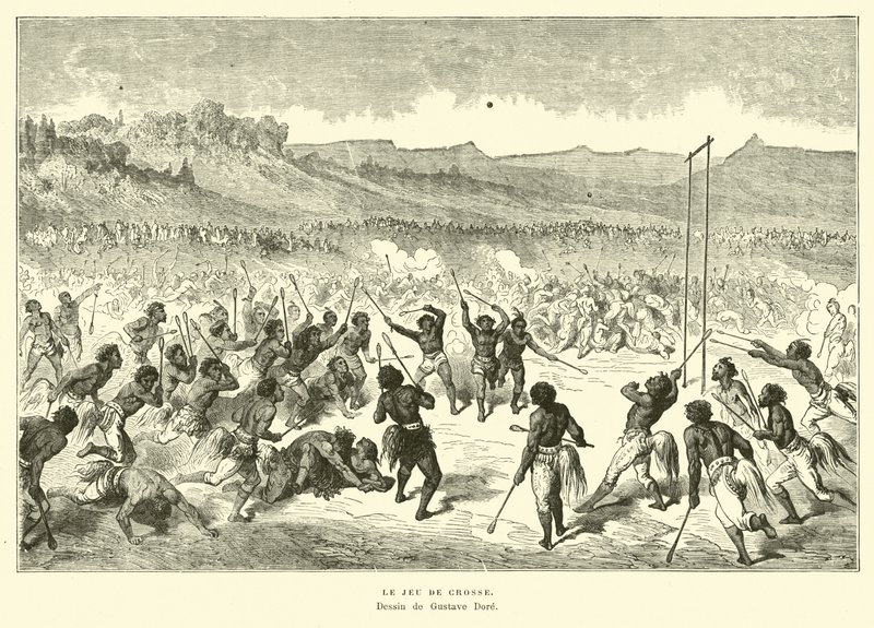 Lacrosse-peli tekijältä Gustave Dore