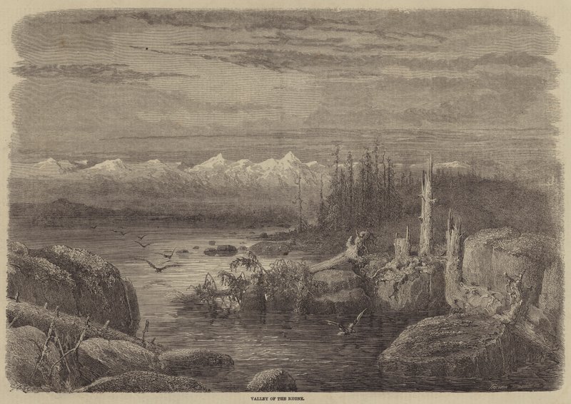 Rhônen laakso tekijältä Gustave Dore
