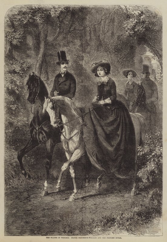 Windsorin Glades, Prinssi Frederick-William ja Prinsessa Royal tekijältä Gustave Janet