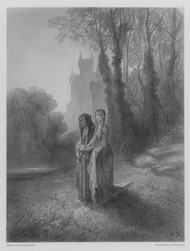 Enid ja kreivitär tekijältä Gustave after Dore