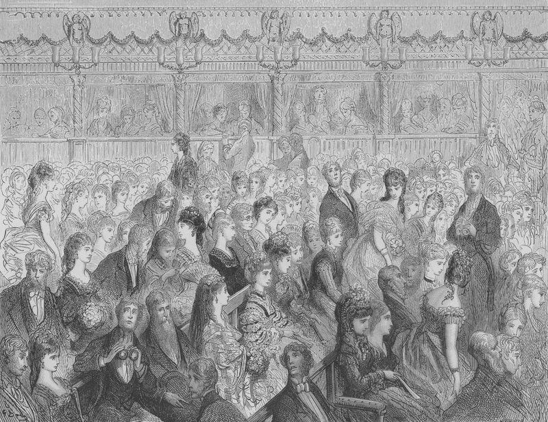 Covent-Garden Orchestran nojatuolit tekijältä Gustave after Dore