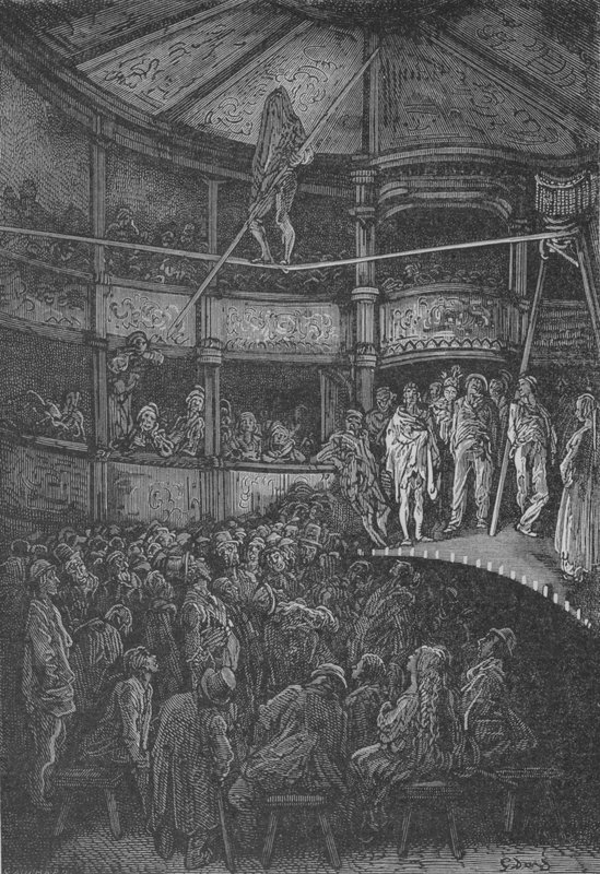LAkrobaatti tekijältä Gustave after Dore