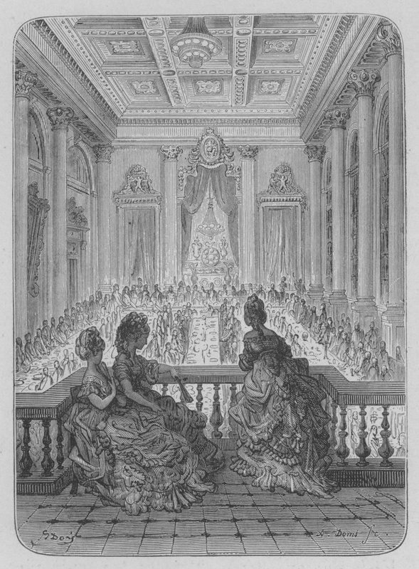 Orfevresin illallinen tekijältä Gustave after Dore