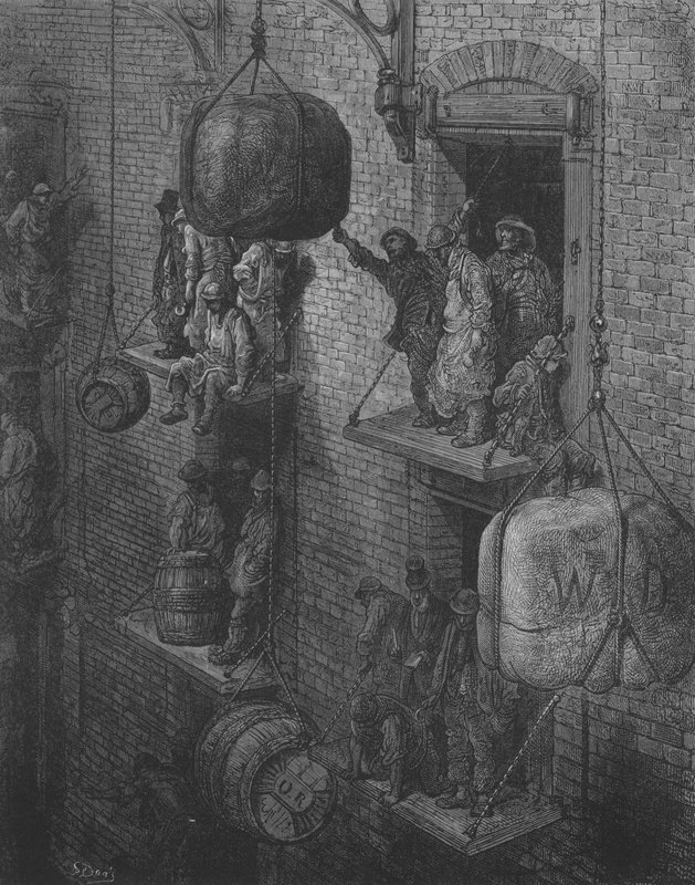 Business House In The City tekijältä Gustave after Dore