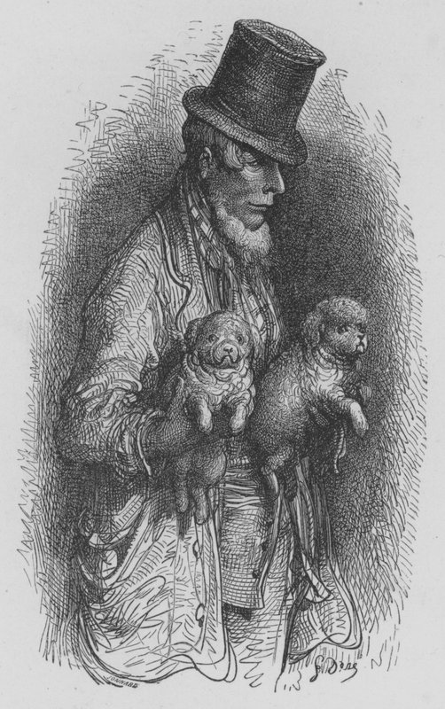 Koirakauppias tekijältä Gustave after Dore