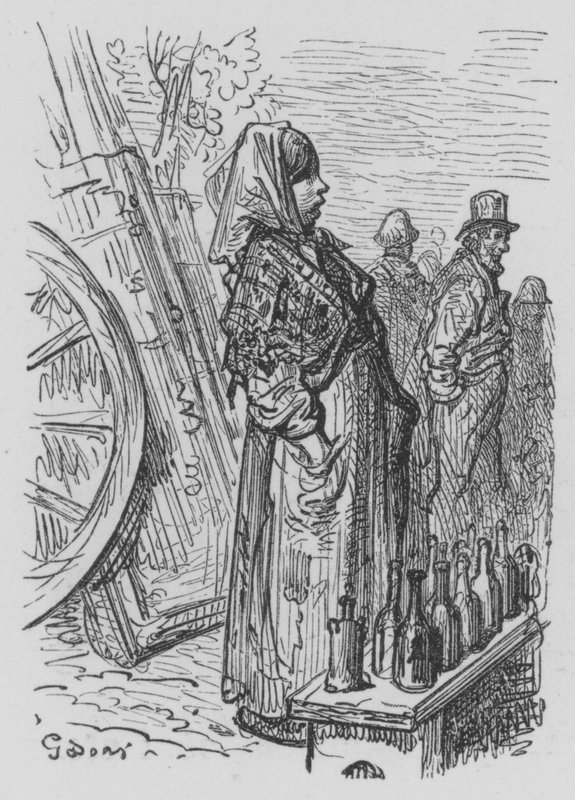 Juomakauppias tekijältä Gustave after Dore