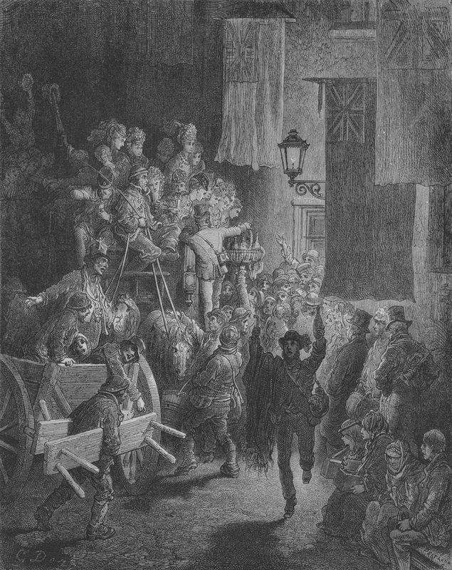 Paluu Derbystä tekijältä Gustave after Dore