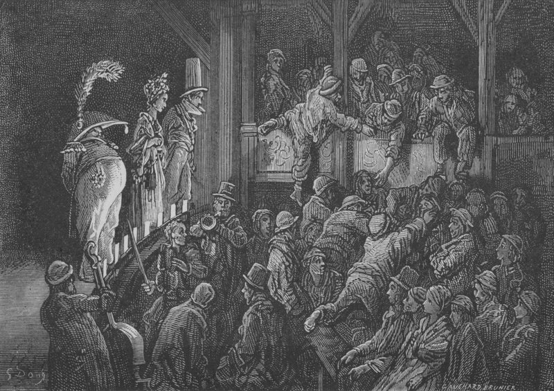 Suosittu teatteri tekijältä Gustave after Dore