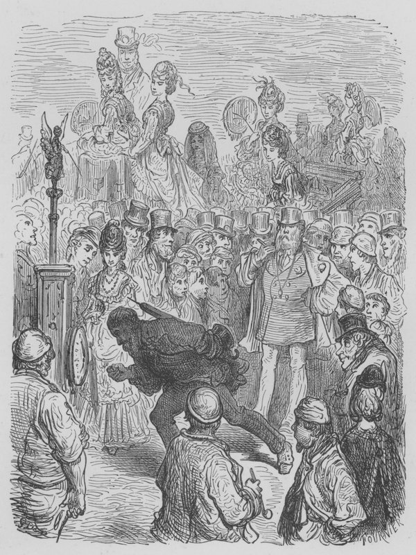 Voimaa ja taitoa Derbyssä tekijältä Gustave after Dore