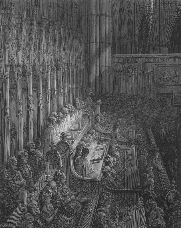 Westminster, kuoro tekijältä Gustave after Dore