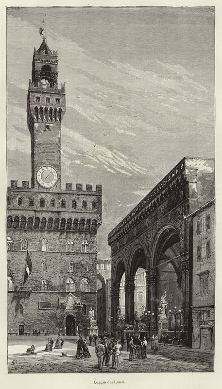 Loggia dei Lanzi tekijältä Gustave Bauernfeind