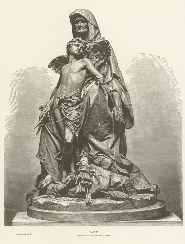 Allegoria kohtalosta tekijältä Gustave Dore